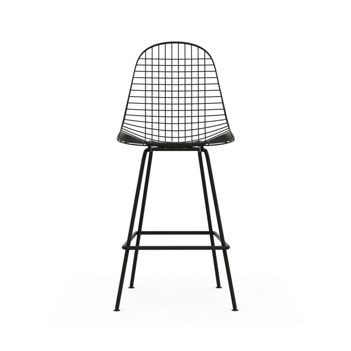 Wire Stool barkrakk, Medium Black Vitra