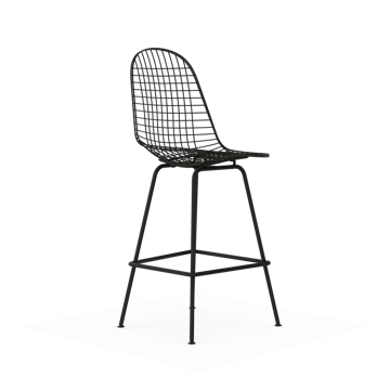 Wire Stool barkrakk - Medium Black - Vitra