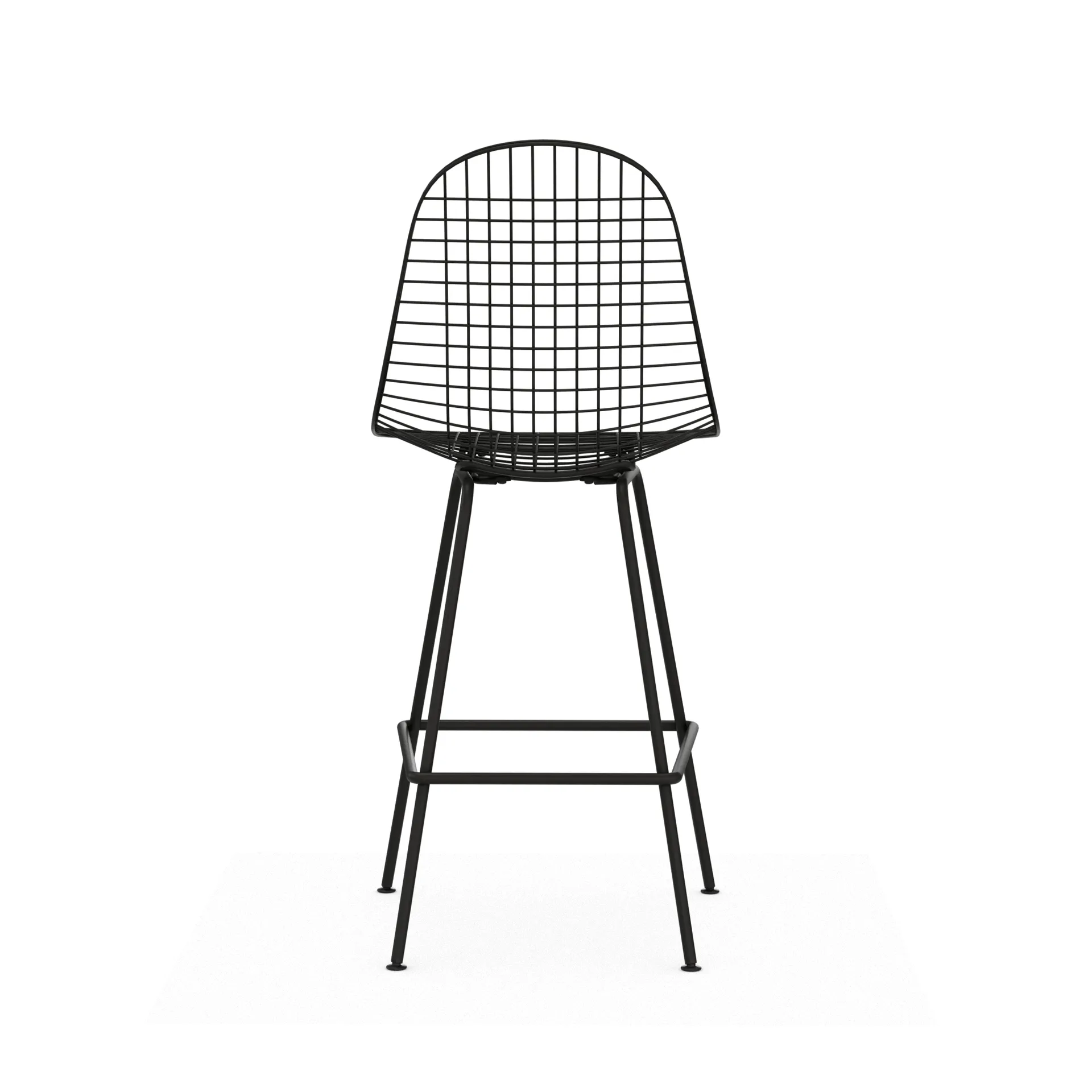 Wire Stool barkrakk, Medium Black Vitra