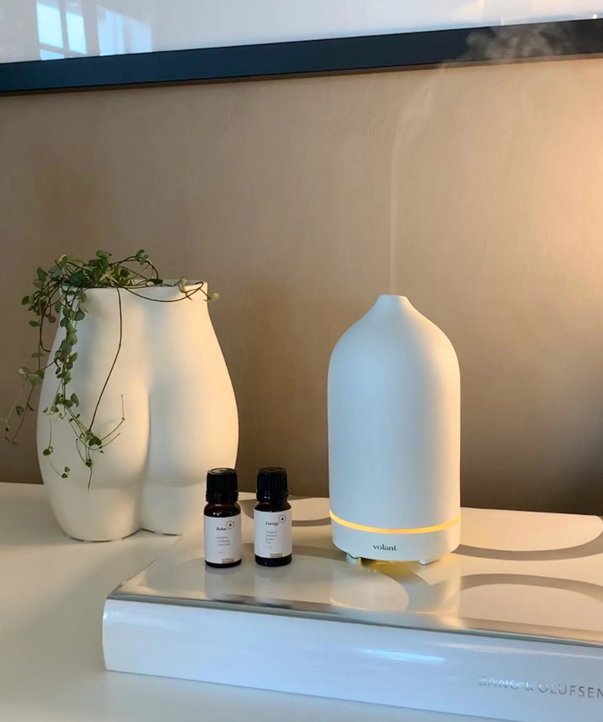 Stendiffuser 10 cm, Hvit Volant