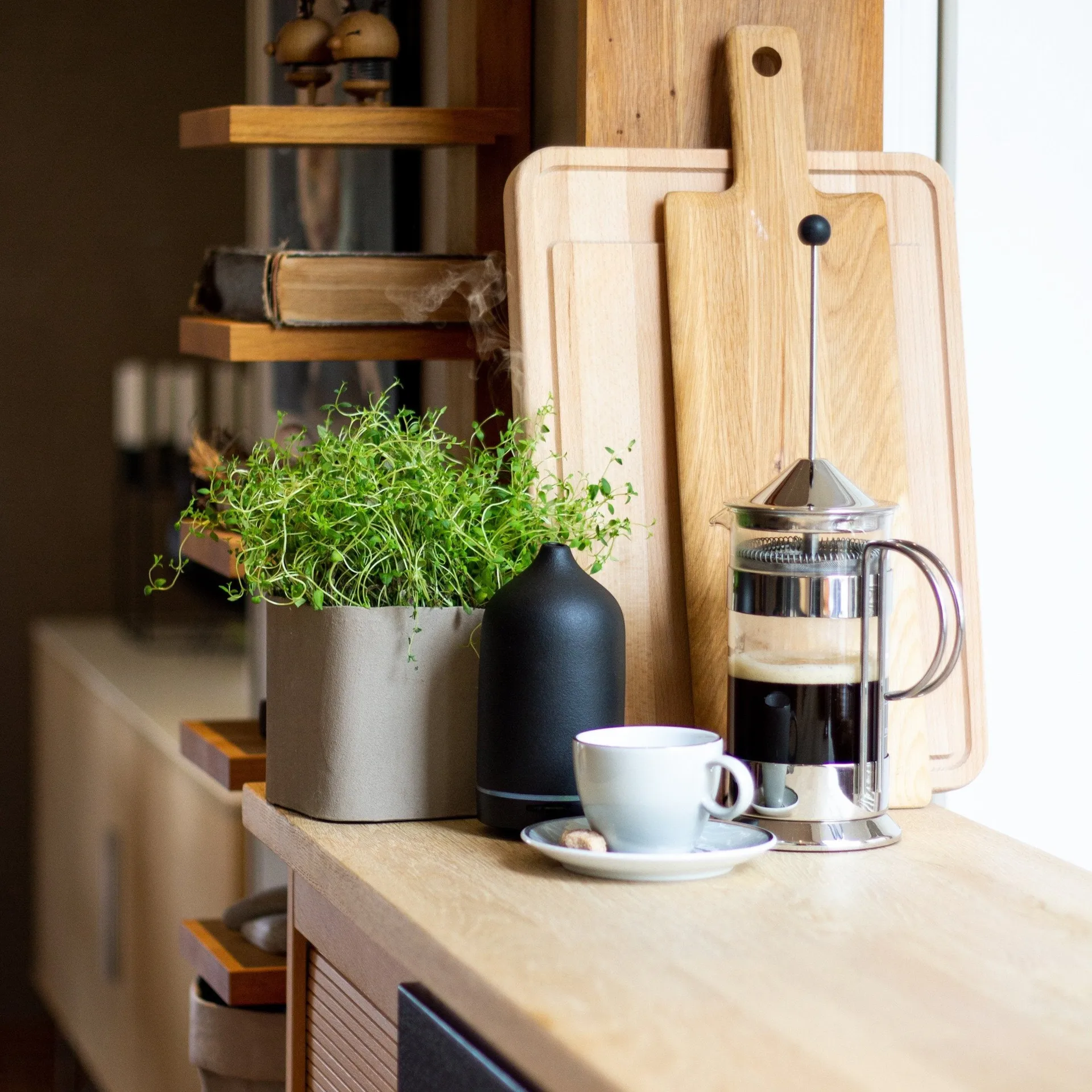 Stendiffuser 10 cm, Svart Volant