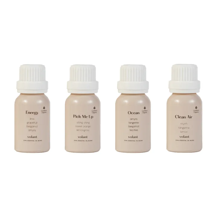 The energising sett eteriske oljer - 4 dufter - Volant