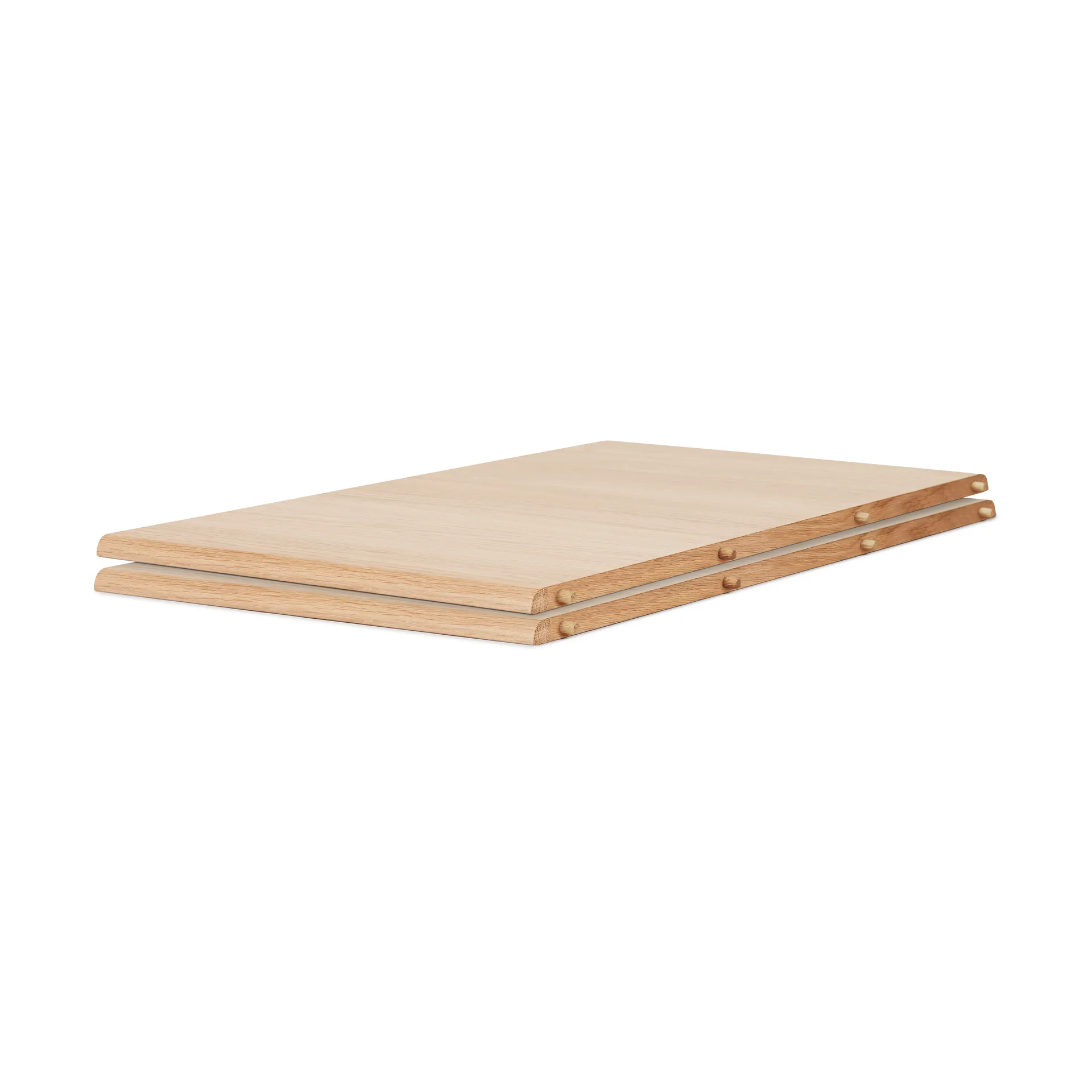 Evermore spisebord inkl. 2 tilleggsplate á 45 cm, Natural oak, 190 cm Warm Nordic