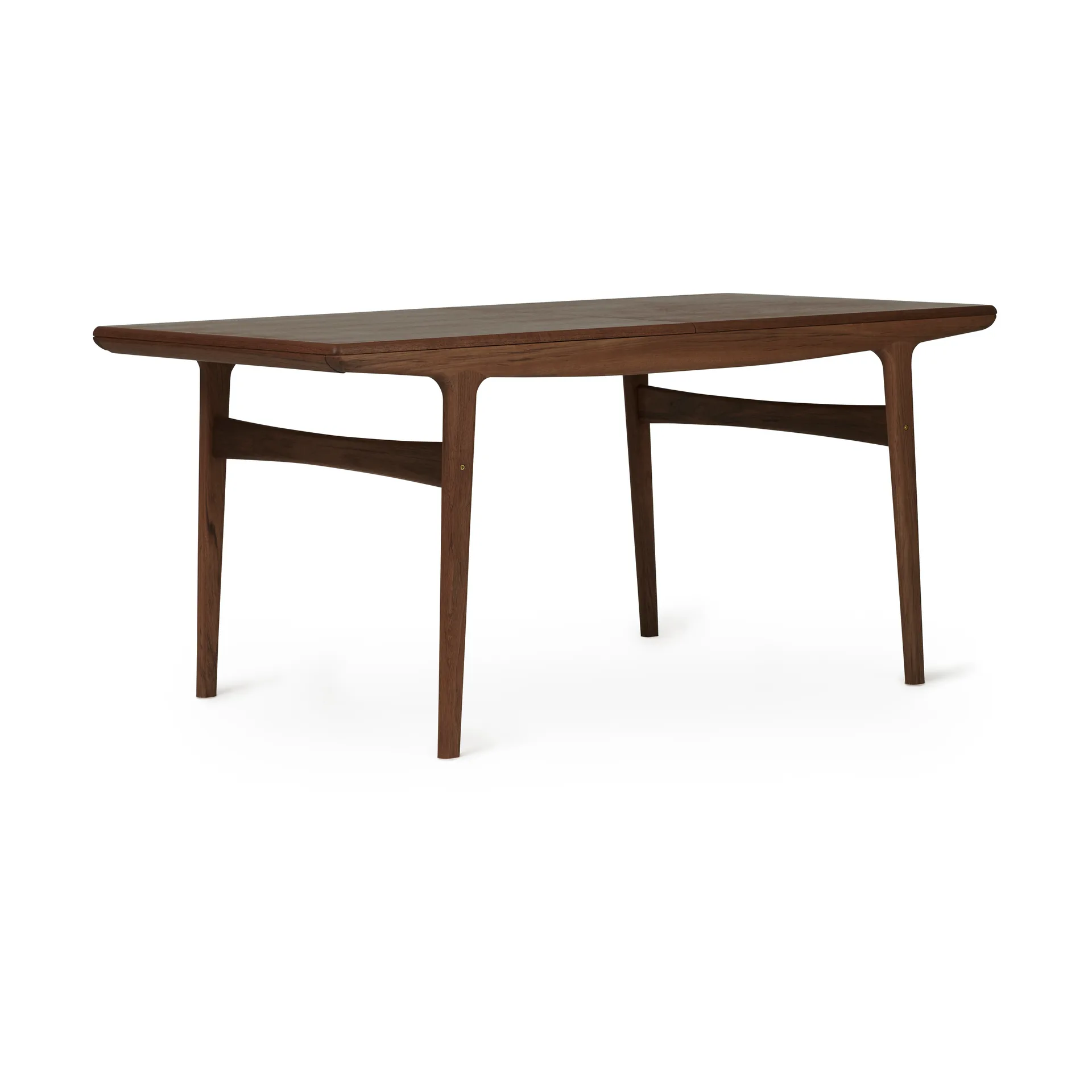 Evermore spisebord inkl. 2 tilleggsplate á 45 cm, Oiled walnut, 160 cm Warm Nordic