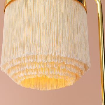 Fringe gulvlampe - Pale pink, messingbelagt stål - Warm Nordic