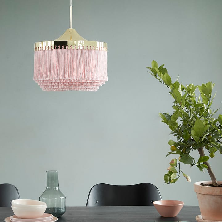Fringe takpendel, Cream white, liten Warm Nordic