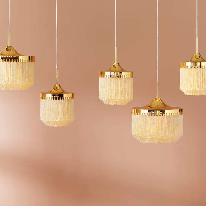 Fringe takpendel, Cream white, stor Warm Nordic