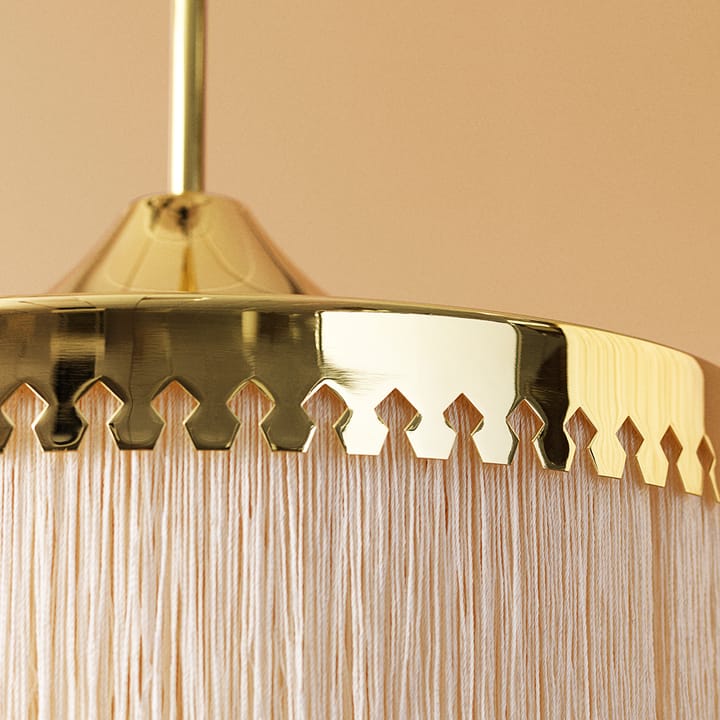 Fringe takpendel, Cream white, stor Warm Nordic