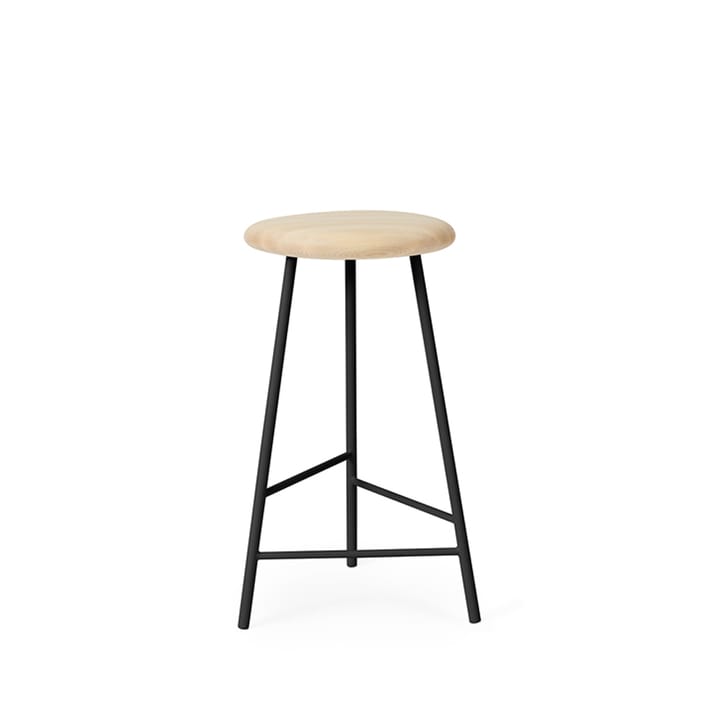 Pebble barkrakk - ask oljet, h. 65, sort stativ - Warm Nordic