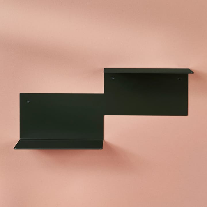 Repeat hylle, black noir, høyre Warm Nordic
