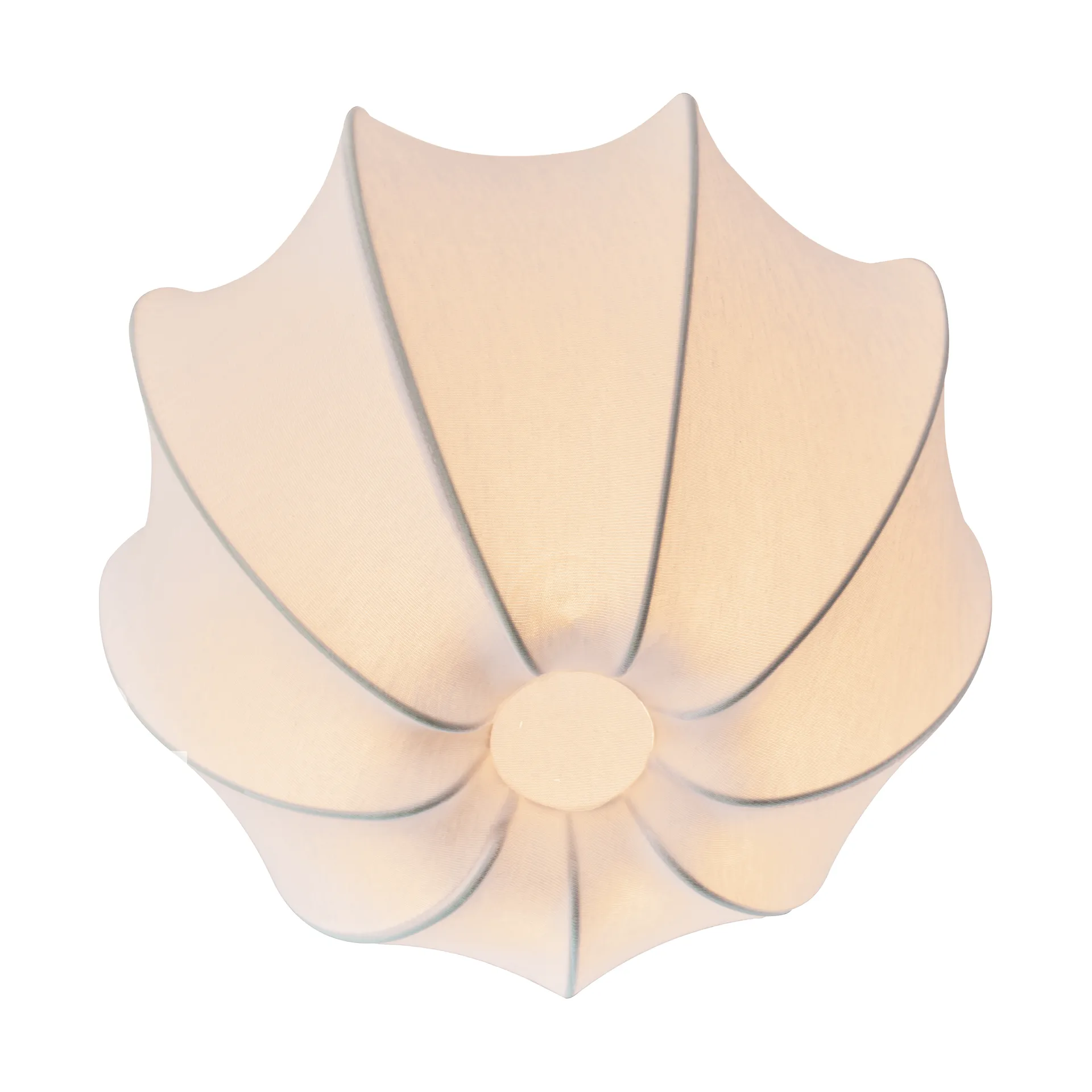 Anna plafond mini Ø30 cm, White cotton Watt & Veke