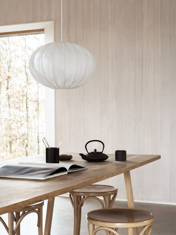 Boll 40 linen lampeskjerm, White Watt & Veke
