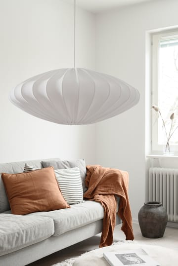 Ellipse lampeskjerm 65 cm bomull - Hvit - Watt & Veke