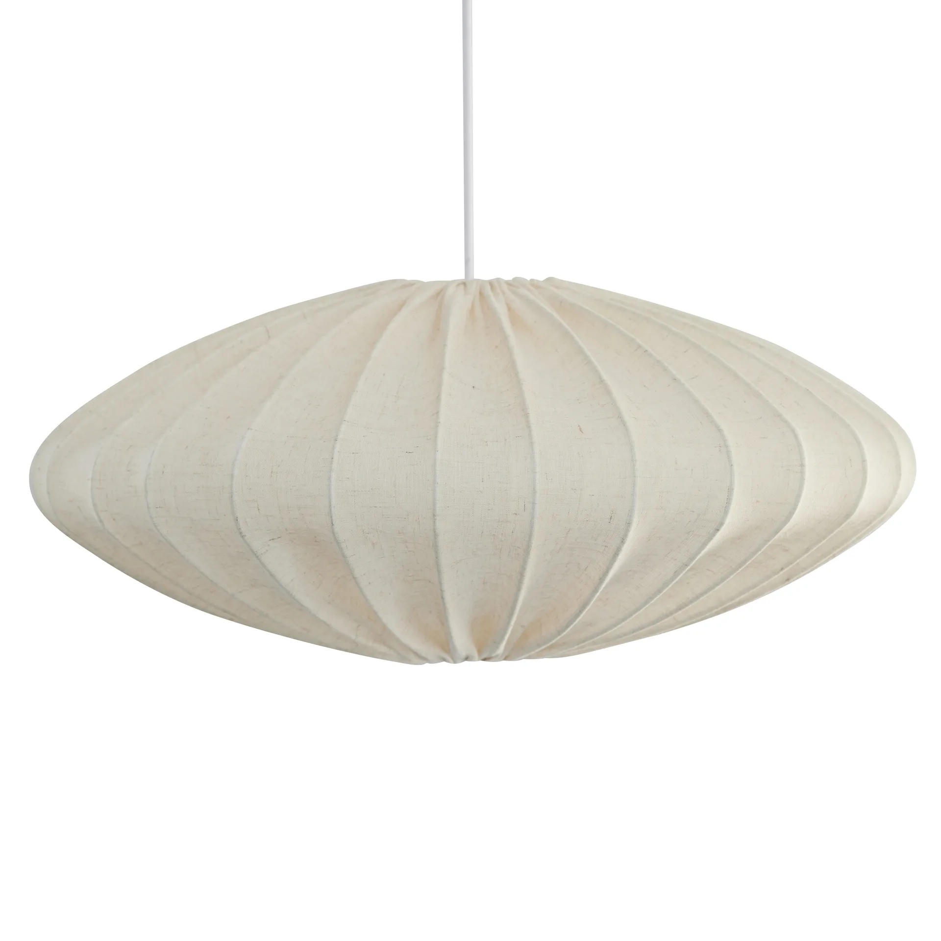 Ellipse lampeskjerm 65 cm lin, Natural Watt & Veke