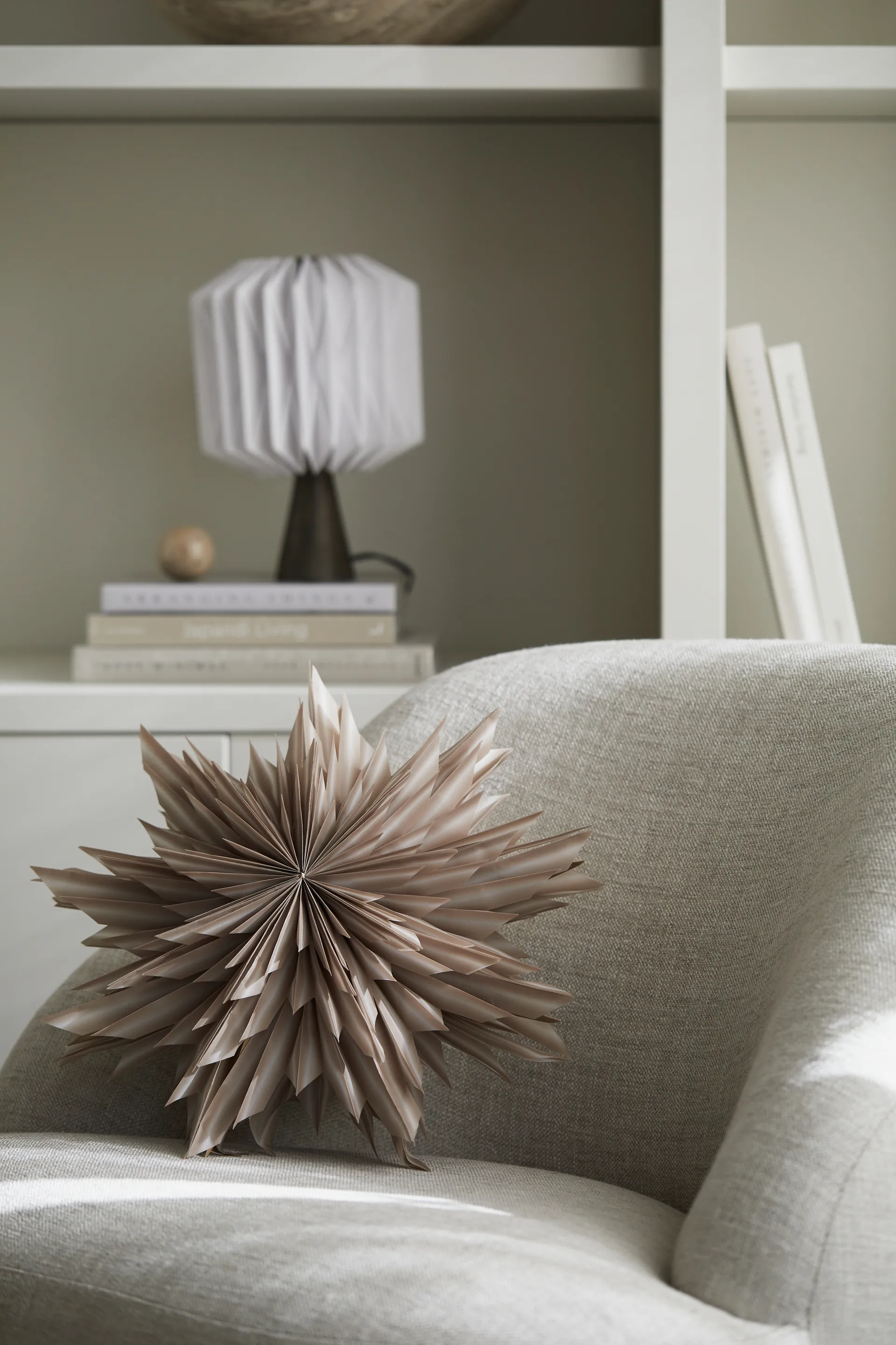 Helena adventsstjerne Ø44 cm, Beige Watt & Veke