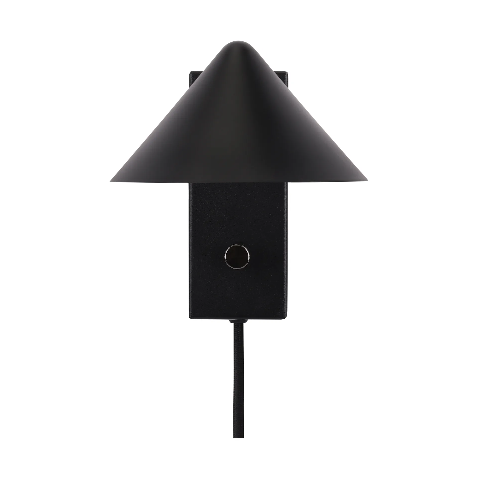 Kuro vegglampe, Black, Ø14x16 cm, les Watt & Veke
