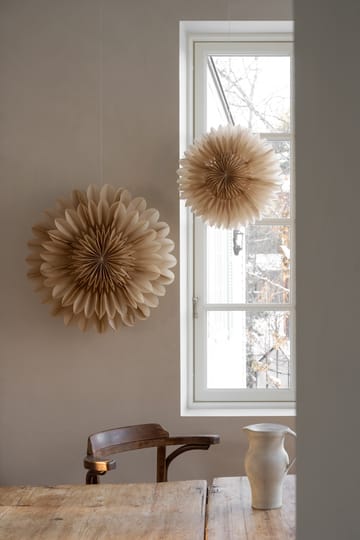 Lotus adventsstjerne Ø 60 cm - Beige - Watt & Veke