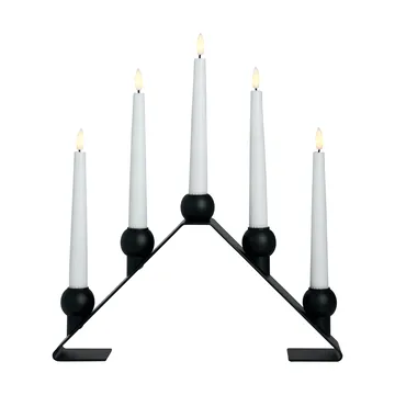 Luna adventslysestake - Black - Watt & Veke