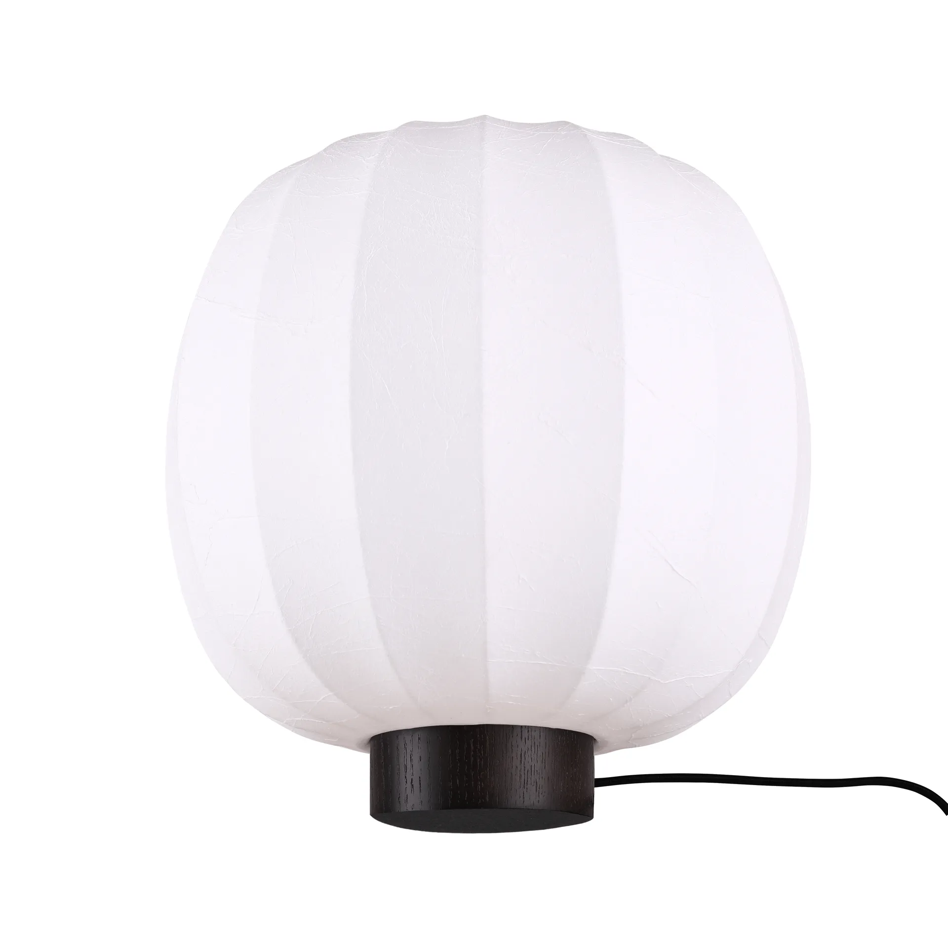 Lunari bordlampe, White-Dark ask, Ø30x32 cm Watt & Veke
