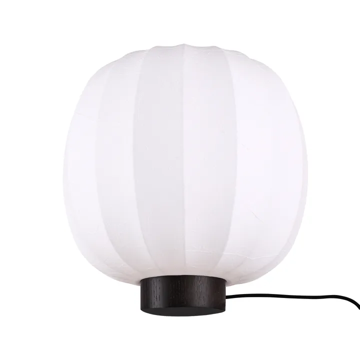 Lunari bordlampe - White-Dark ask, Ø30x32 cm - Watt & Veke