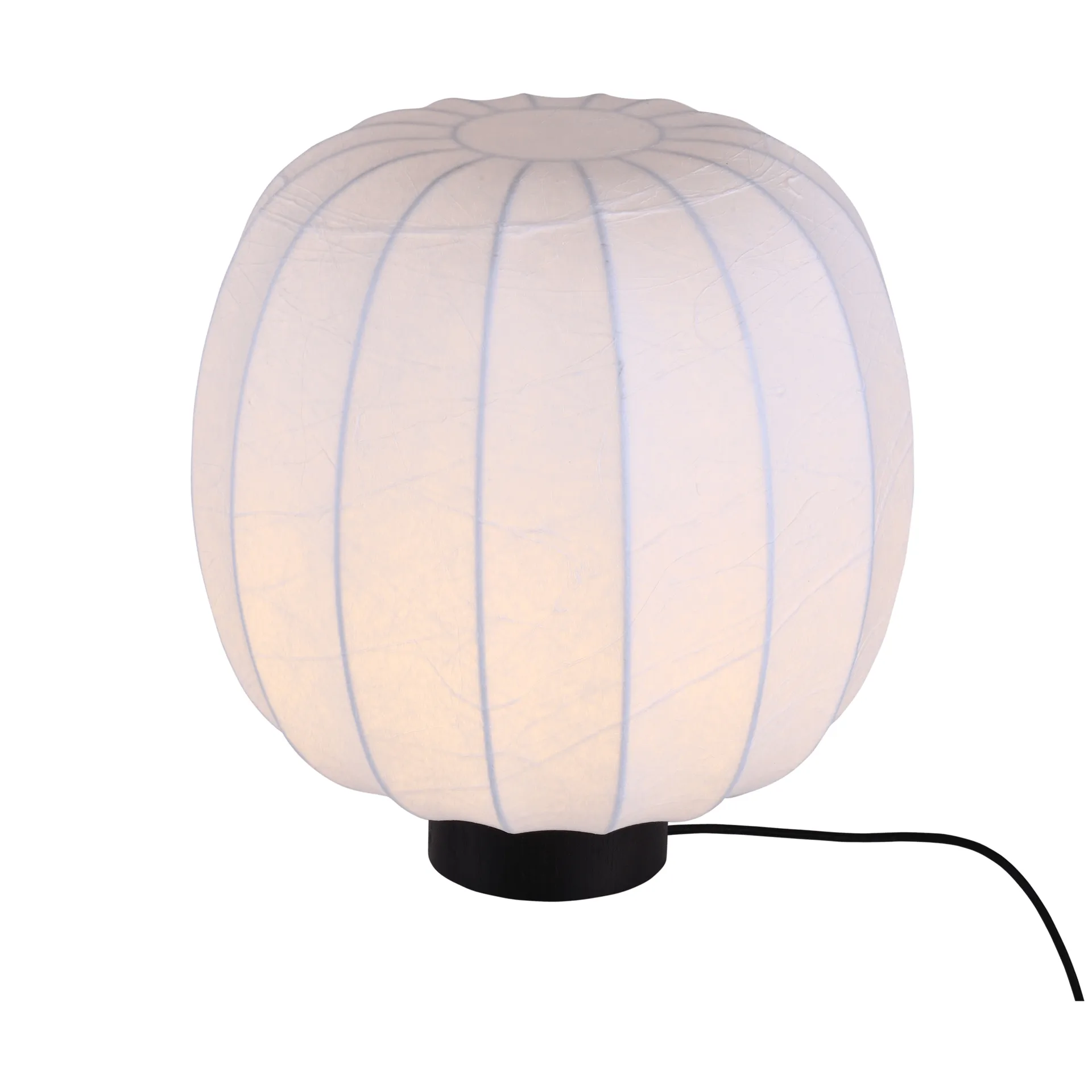 Lunari bordlampe, White-Dark ask, Ø30x32 cm Watt & Veke