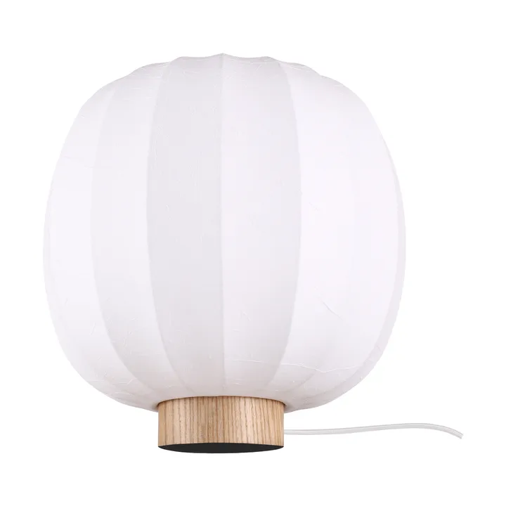 Lunari bordlampe - White-Natural ash, Ø30x32 cm - Watt & Veke