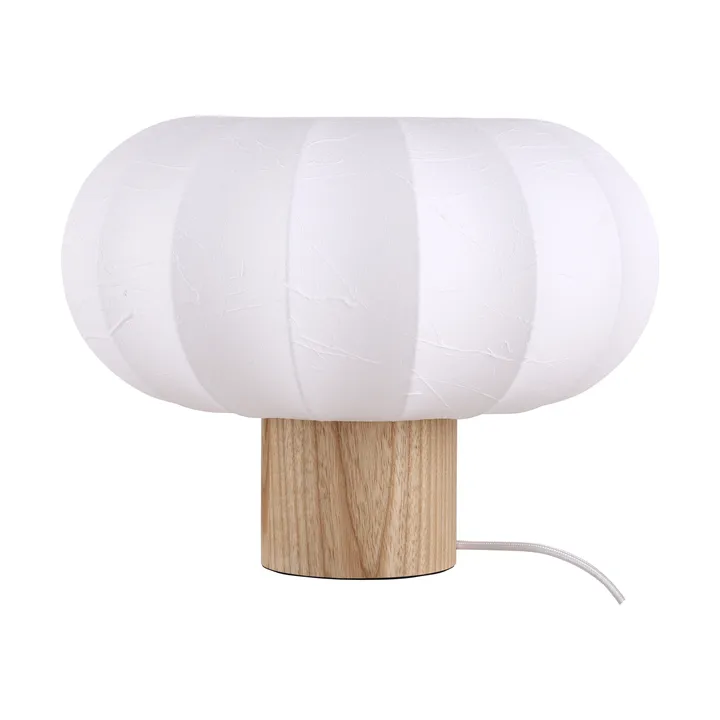 Lunari bordlampe - White-Natural ash, Ø32x24 cm - Watt & Veke