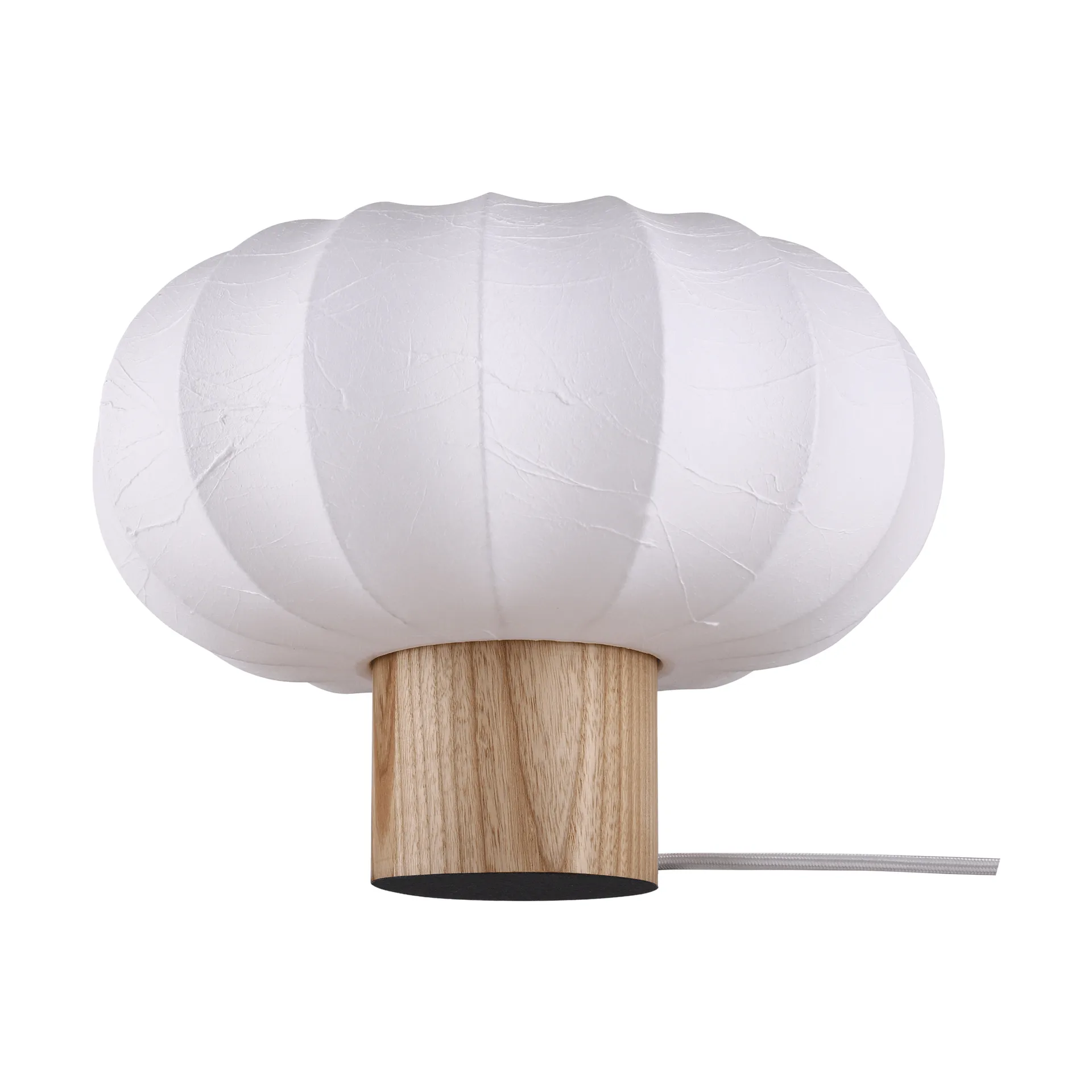 Lunari bordlampe, White-Natural ash, Ø32x24 cm Watt & Veke