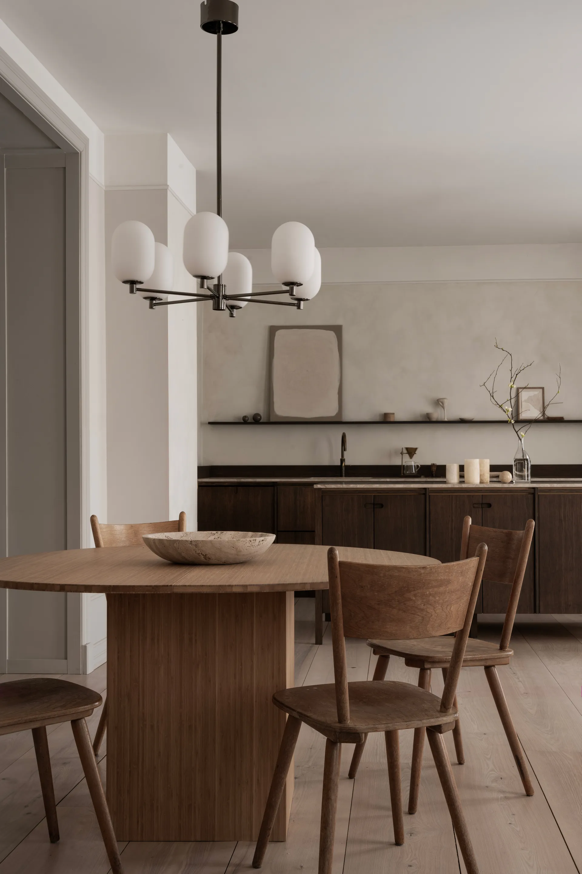 Noor lysekrone Ø65 cm, White Watt & Veke