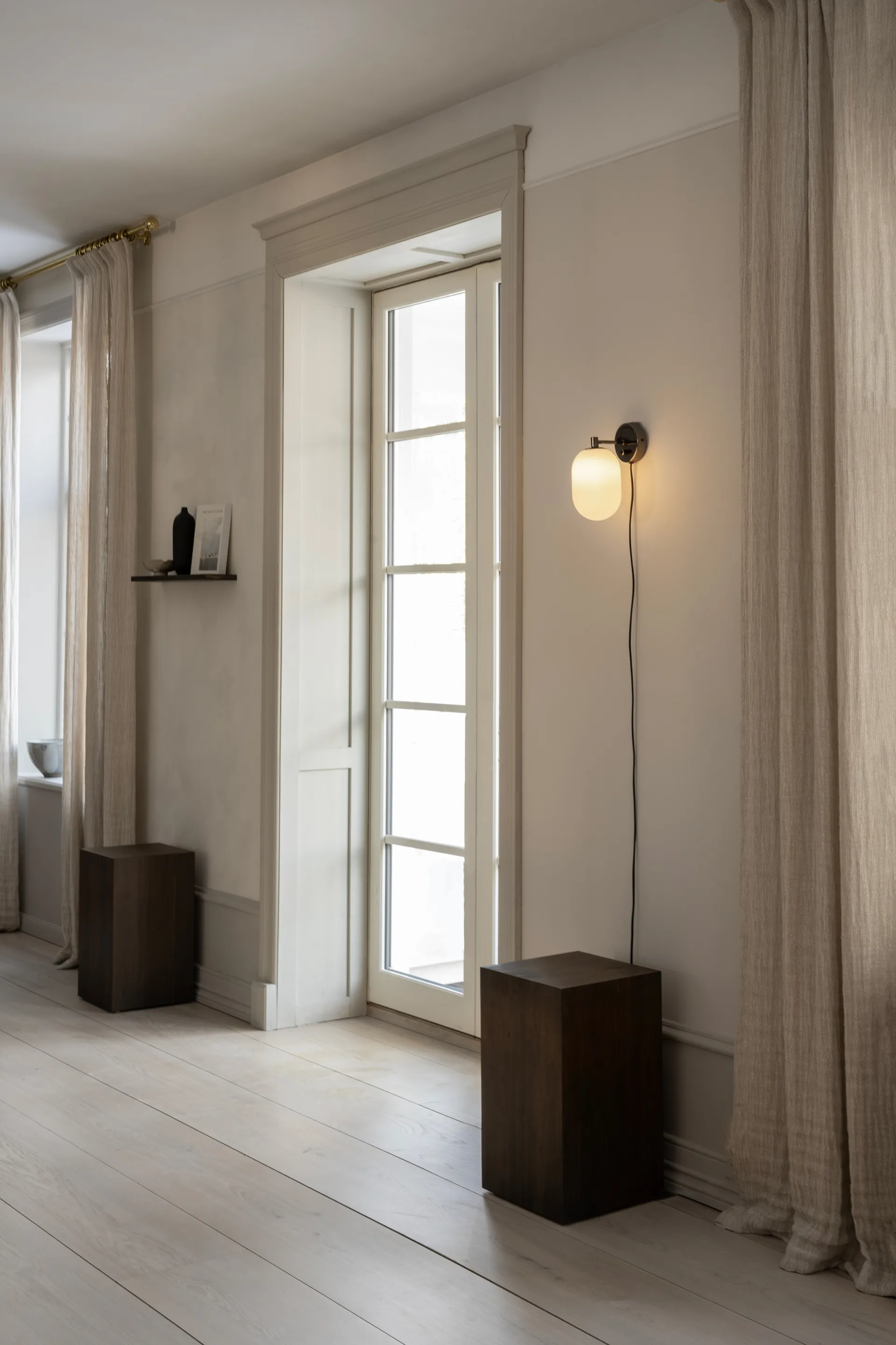 Noor vegglampe 18 cm, White Watt & Veke