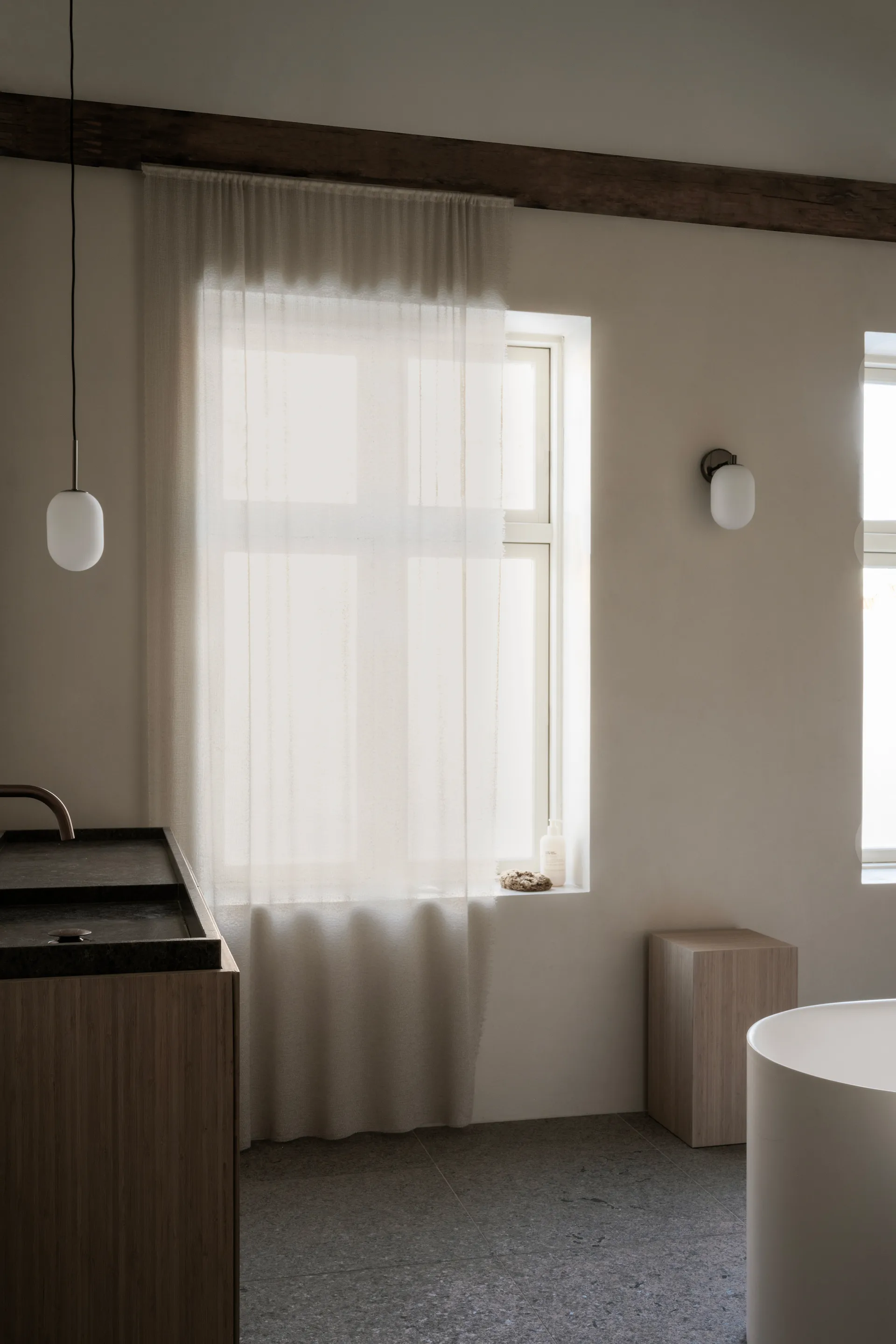 Noor vegglampe 18 cm, White Watt & Veke