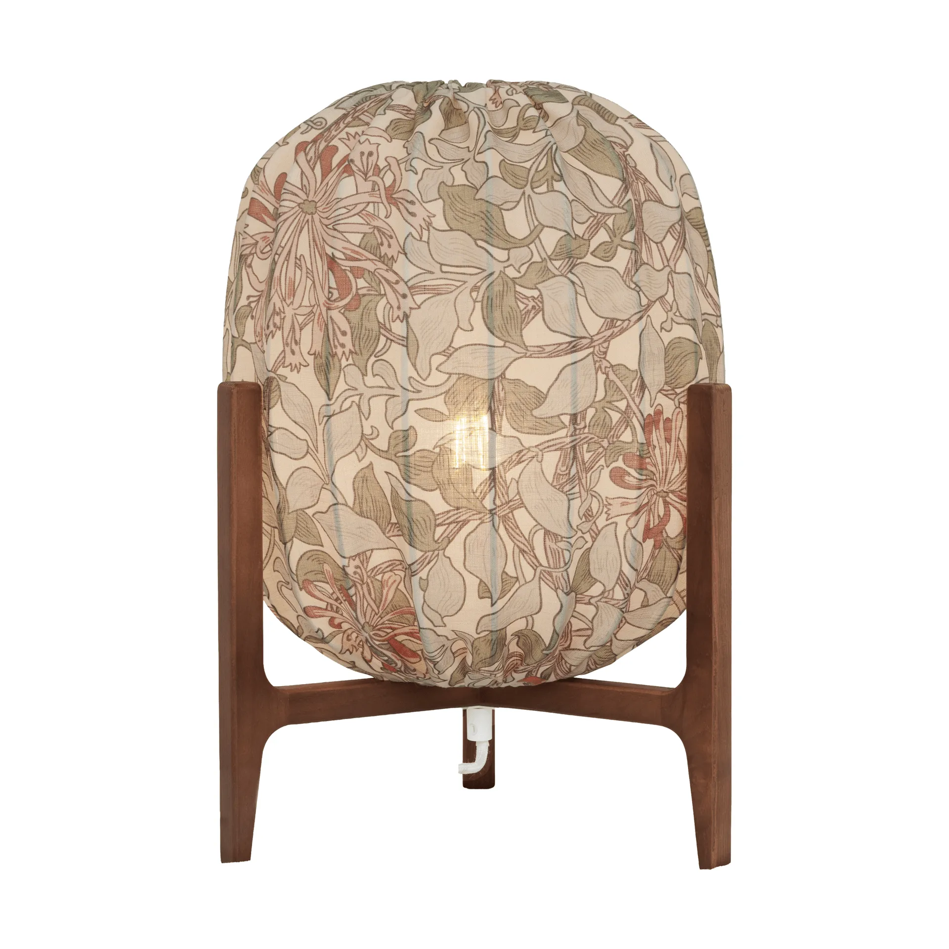 Prisma bordlampe, Dark ash-Honeysuckle beige, Ø27x42 cm Watt & Veke