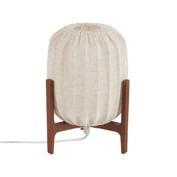 Prisma bordlampe - Dark ash-Natural, Mini Ø16x24,3 cm - Watt & Veke