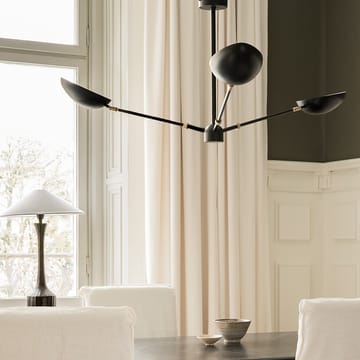 Spoon takpendel - matt svart, messing - Watt & Veke