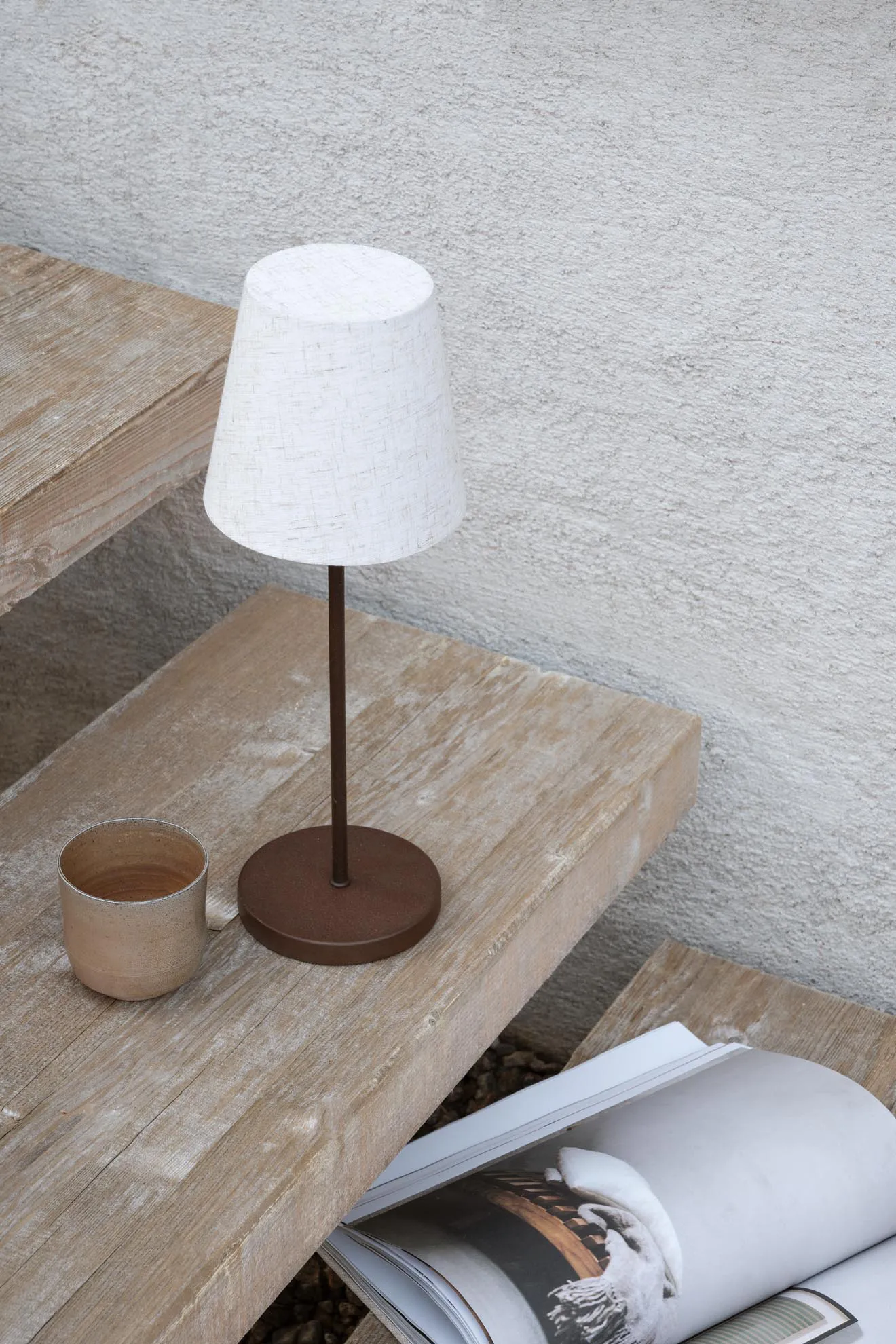 Tyra table portable bordlampe Ø14 cm, Coffee Watt & Veke