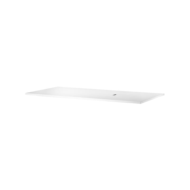 Works skrivebordsplate - hvit laminat, 160 cm - Works