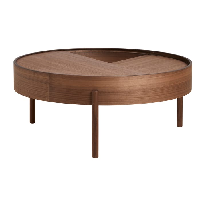 Arc salongbord Ø 89 cm - Valnøtt - Woud