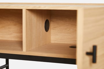 Array sidebord lav, 150 cm - Hvitpigmentert eik - Woud
