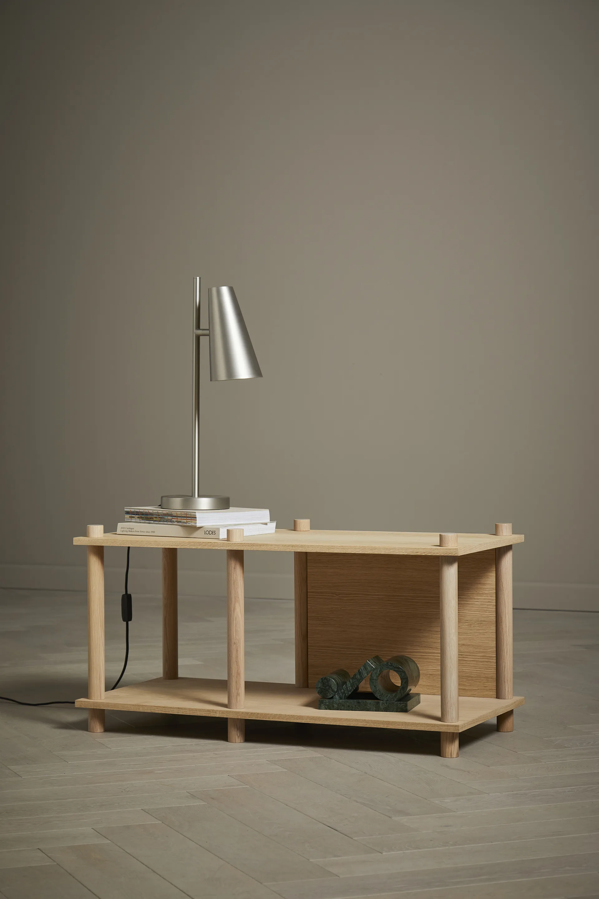 Booknd bokstøtte marmor, Grønn Woud