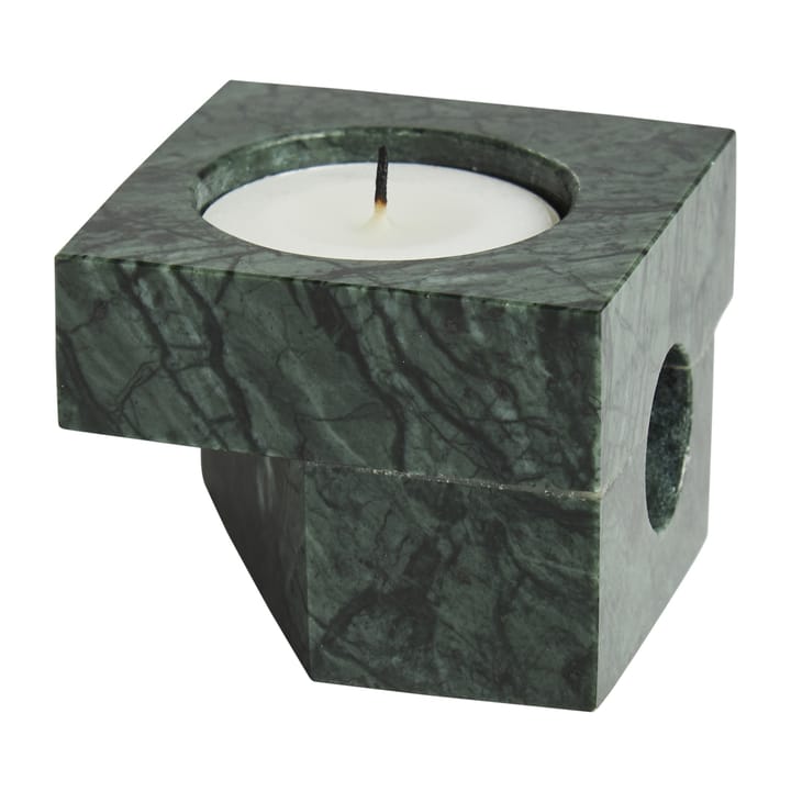 Jeu de dés 2 lysholder marmor, Grønn Woud