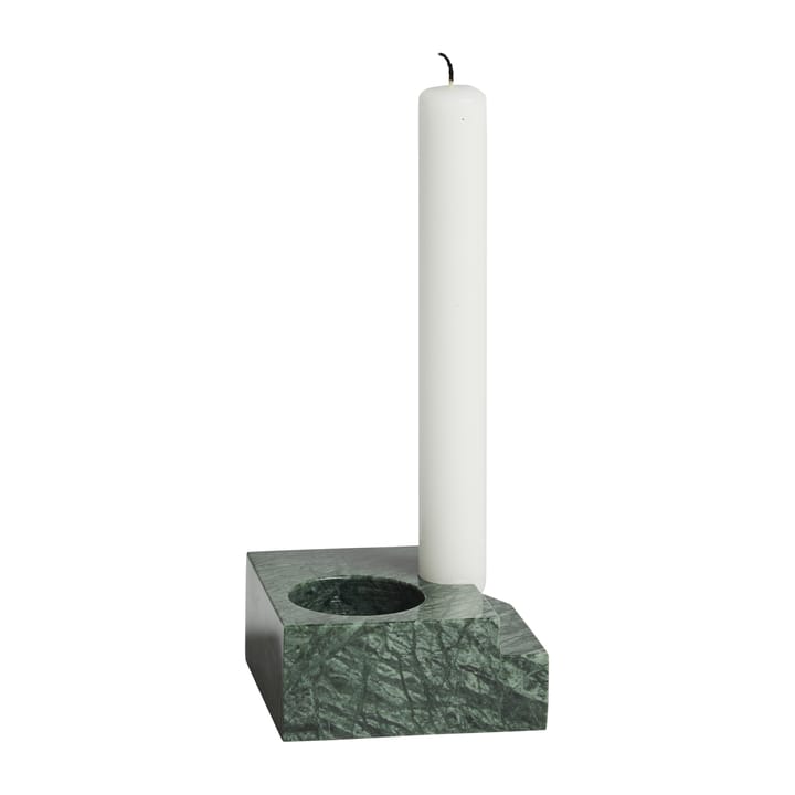 Jeu de dés 3 lysholder marmor - Grønn - Woud