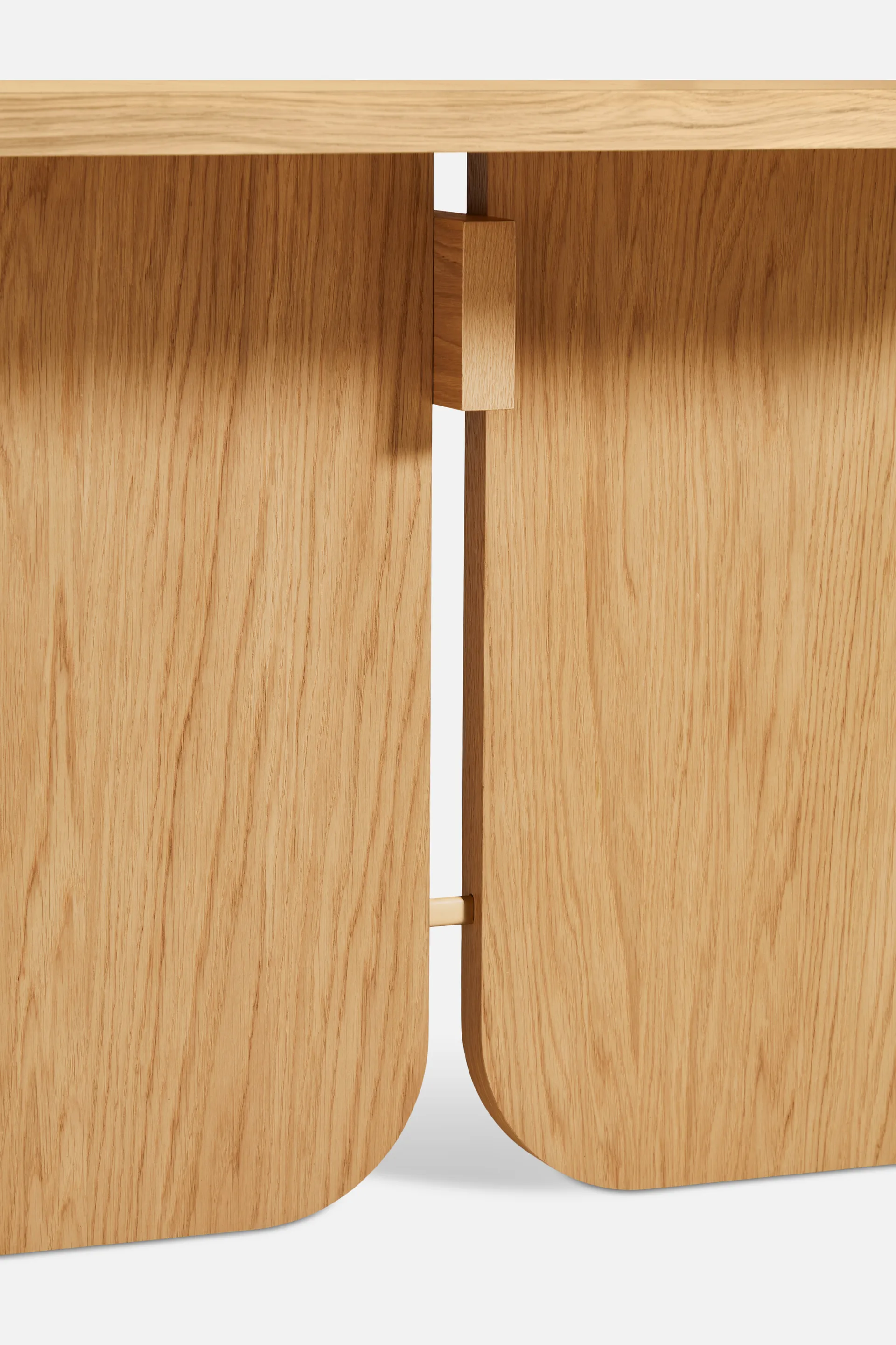 Kimono spisebord 240x90 cm, Hvitpigmentert lakkert eik Woud