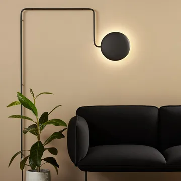 Mercury vegglampe - svart - Woud