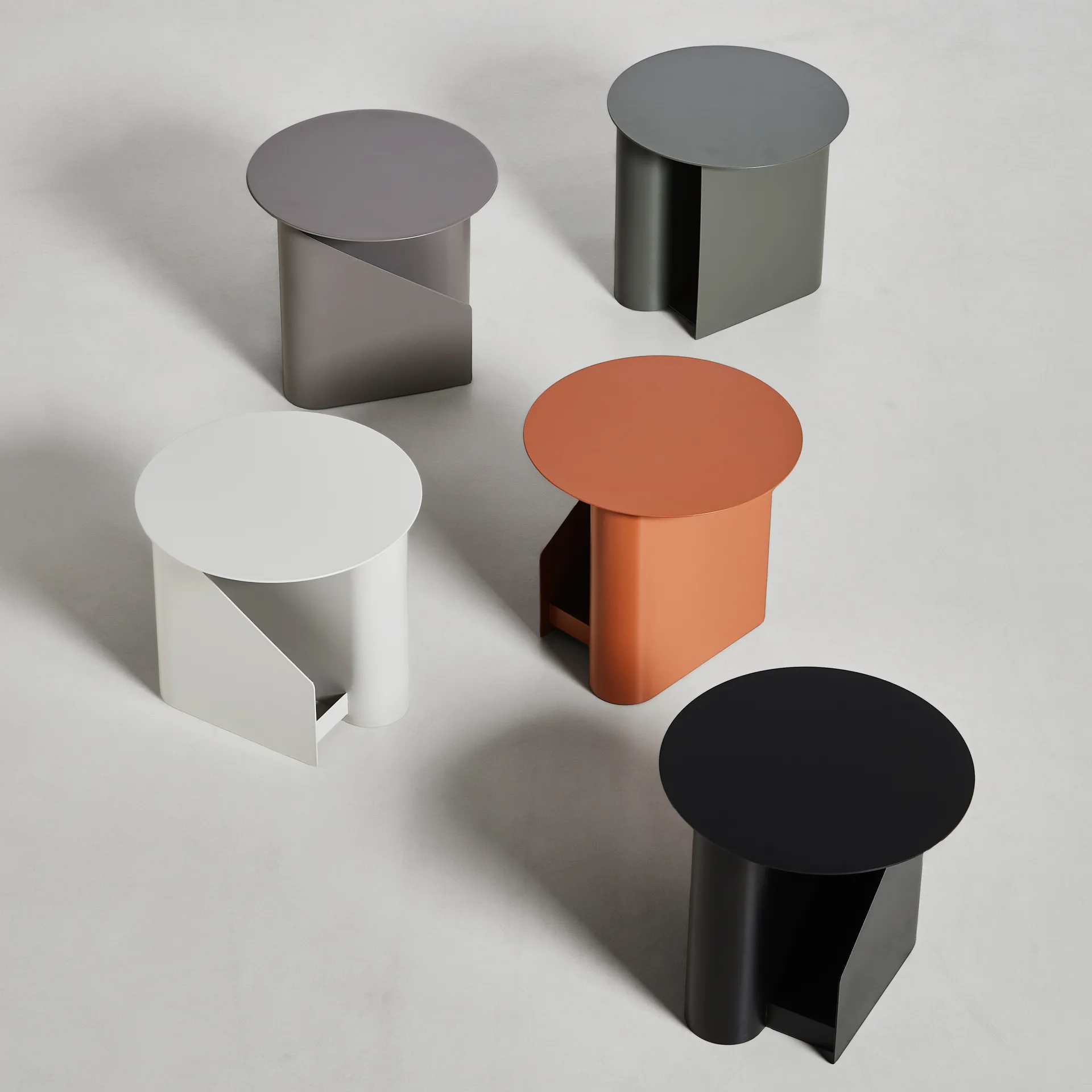 Sentrum sidebord, Burnt orange Woud