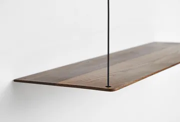 Stedge Add-on hylle - Røkt eik, 80 cm - Woud
