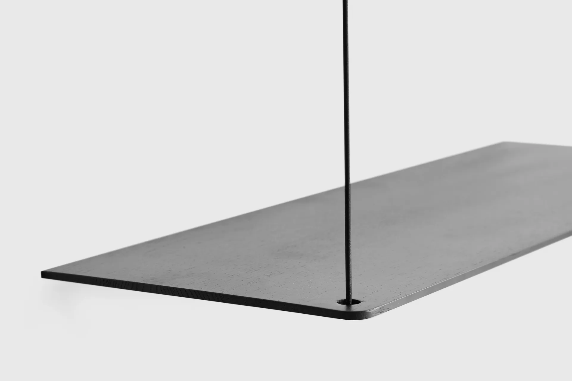 Stedge Add-on hylle, Svartmalt eik, 80 cm Woud