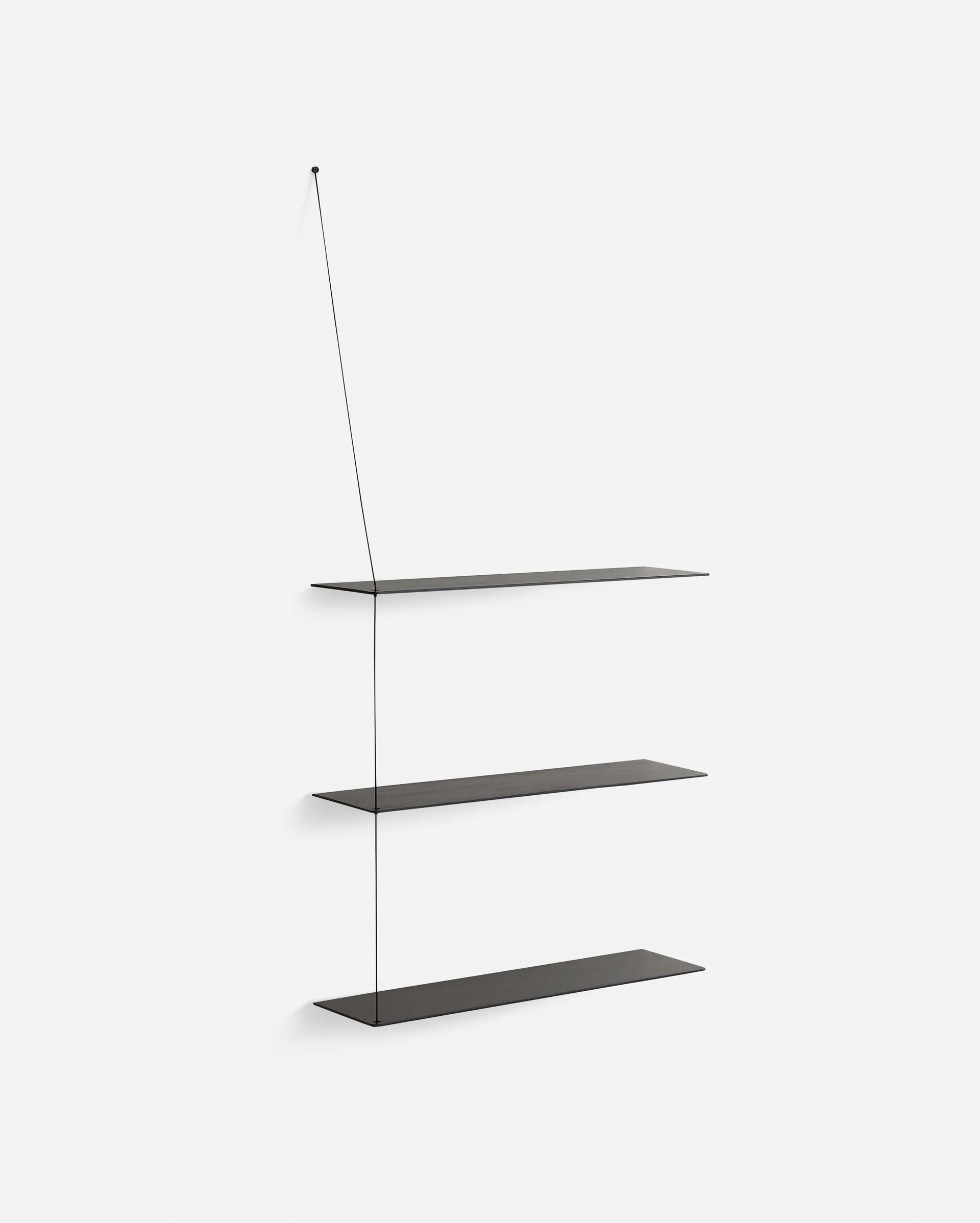 Stedge Add-on hylle, Svartmalt eik, 80 cm Woud