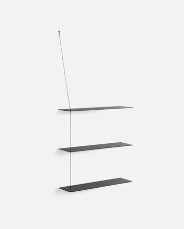 Stedge Add-on hylle - Svartmalt eik, 80 cm - Woud