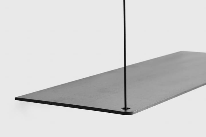 Stedge hylle 80 cm, Svartmalt ask Woud