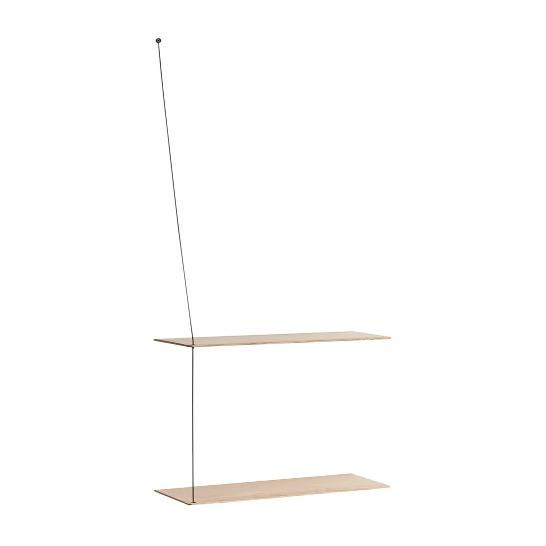 Stedge hylle, Hvitpigmentert eik, 60 cm Woud